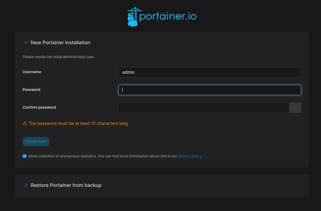 How To Deploy Portainer in Kubernetes With Traefik Ingress Controller - Portainer Login